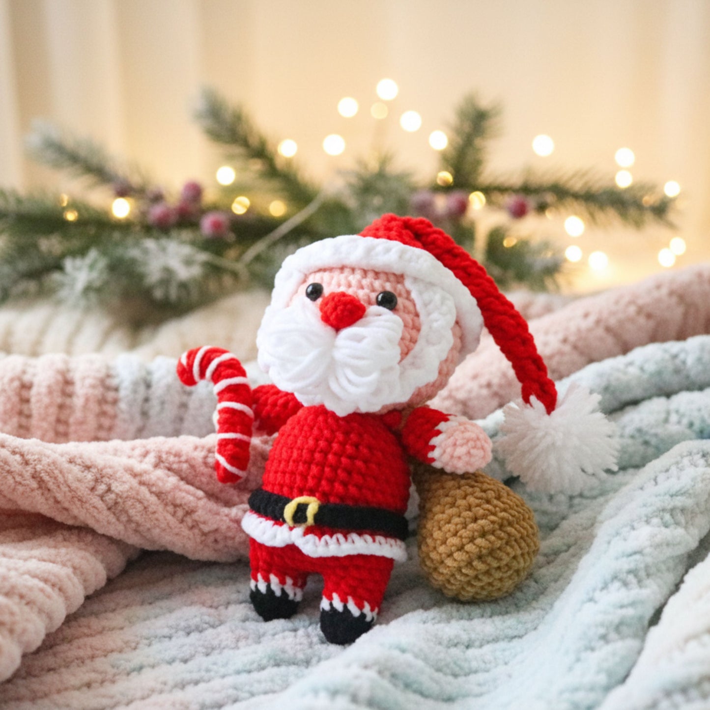 Santa Ornament Crochet Pattern