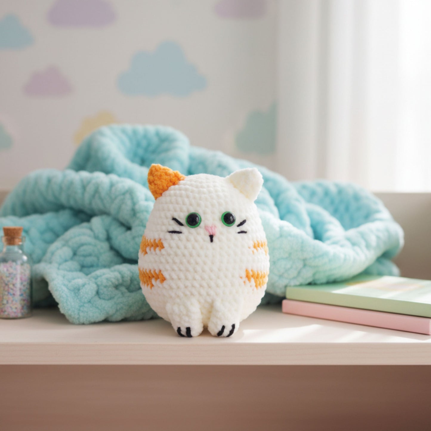 5 in 1 Cute Cat Crochet Pattern