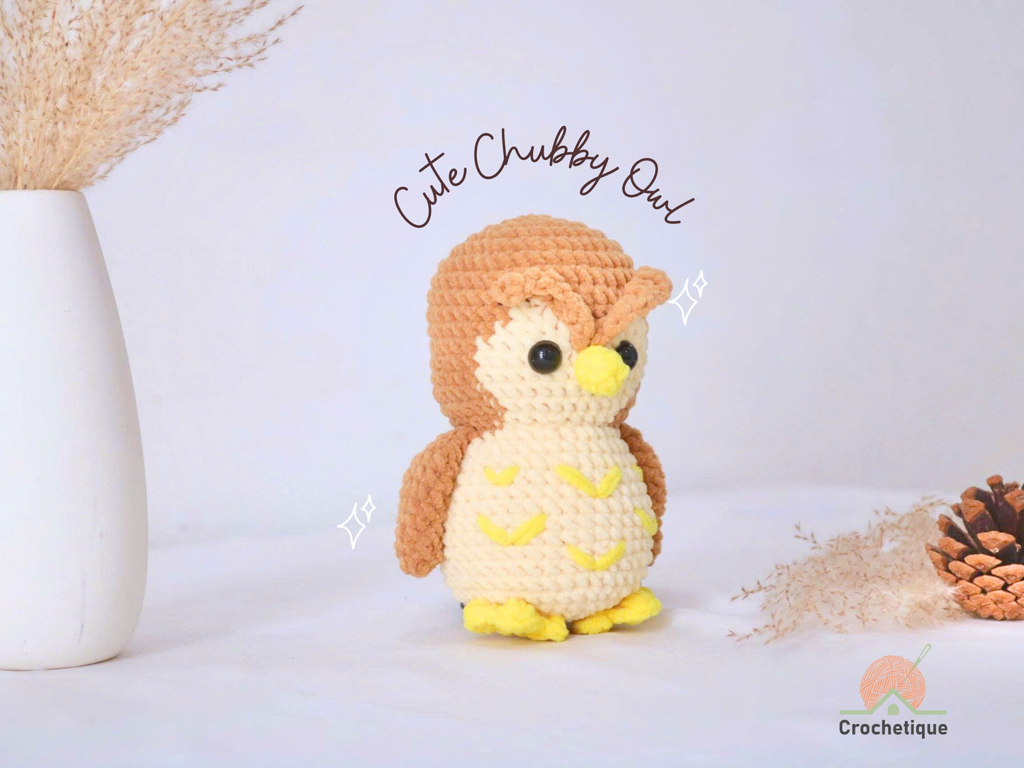 Cute Chubby Owl Crochet Pattern