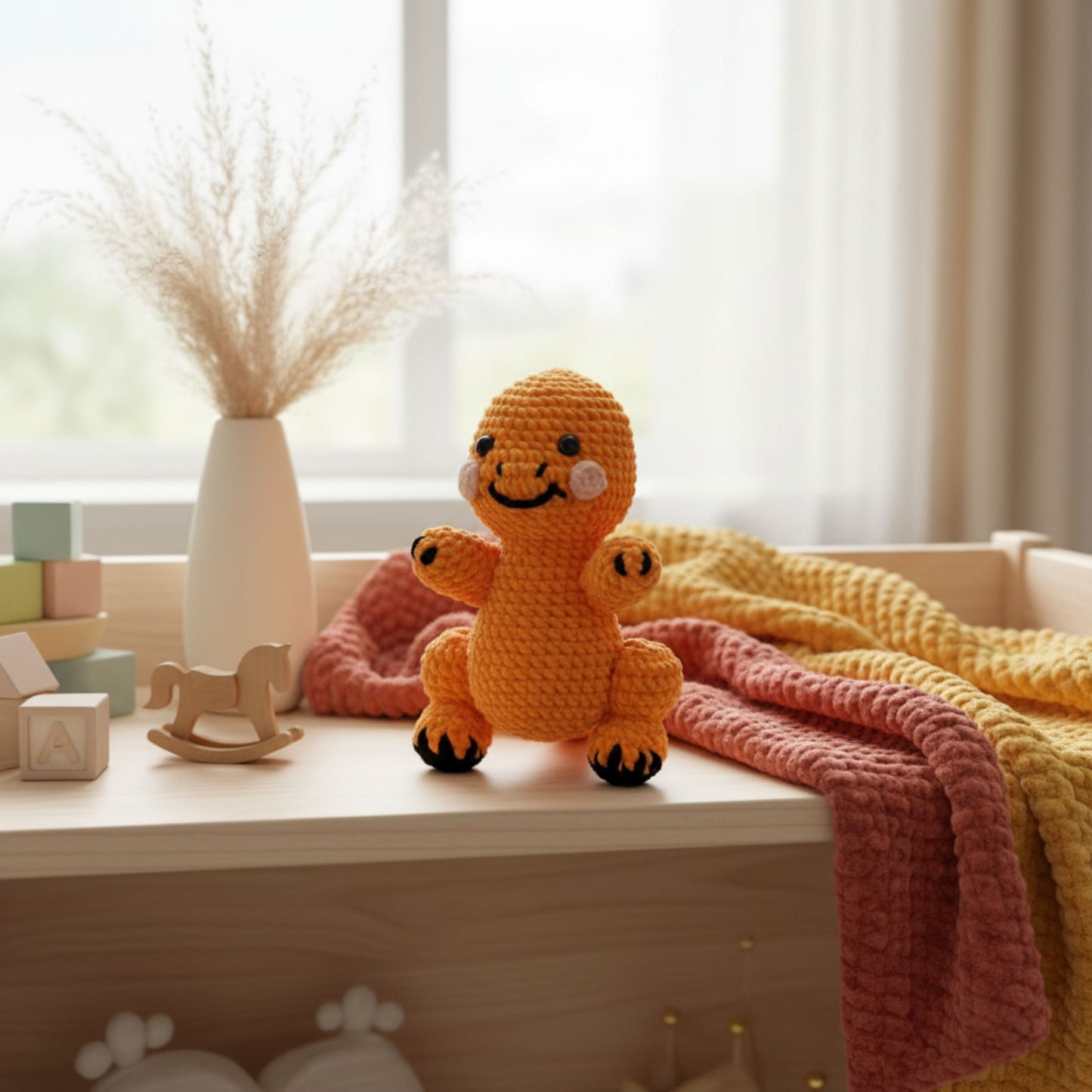 Ghost Dino Crochet Pattern