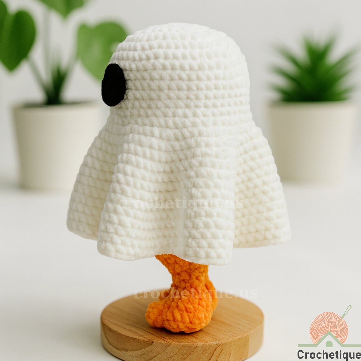 The "Goose Boo" Amigurumi Crochet Pattern, Cute & Funny Ghost Animal Crochet