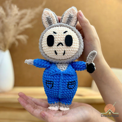 Halloween Bunny Crochet Pattern, 10 in 1 Bunny Halloween Amigurumi Rabbit