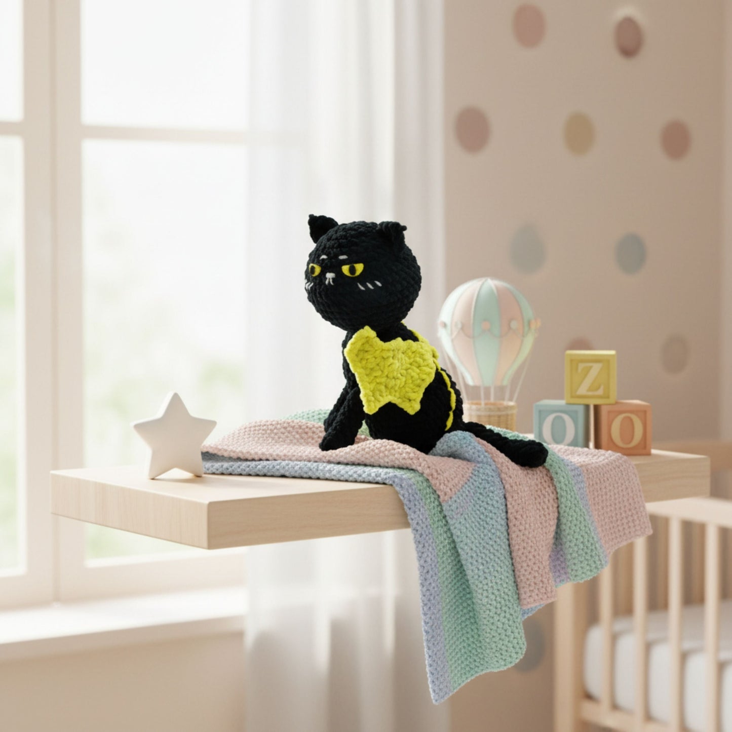 6 in 1 Halloween Cats Crochet Pattern
