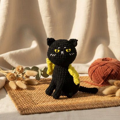 6 in 1 Halloween Cats Crochet Pattern