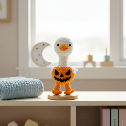 Pumpkin Goose Amigurumi