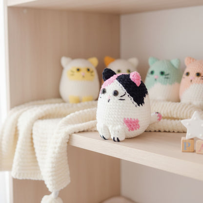 5 in 1 Cute Cat Crochet Pattern