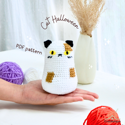 Halloween Cat Crochet Pattern Bundle 6 in 1 PDF