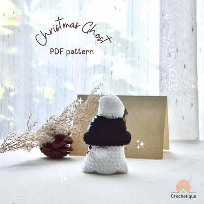 Christmas Ghost Crochet Pattern Bundle 6 in 1 PDF