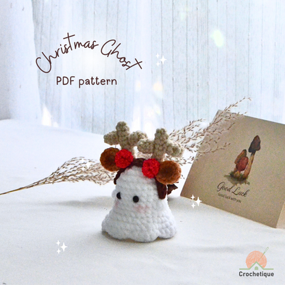 Christmas Ghost Crochet Pattern Bundle 6 in 1 PDF