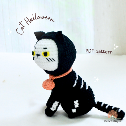 Halloween Cat Crochet Pattern Bundle 6 in 1 PDF