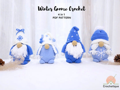 Winter Gnome Crochet Pattern