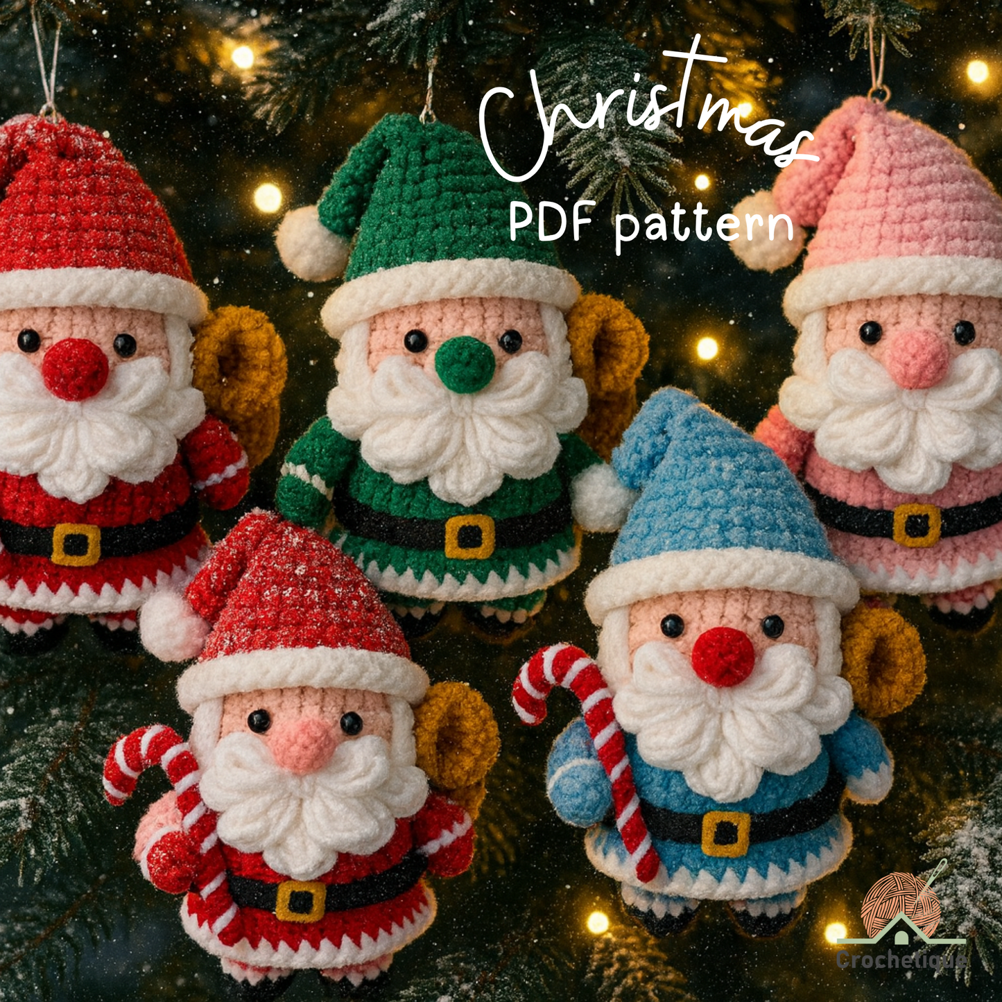 Santa Claus Crochet Pattern PDF