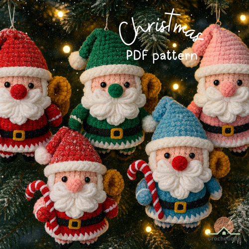 Santa Claus Crochet Pattern PDF